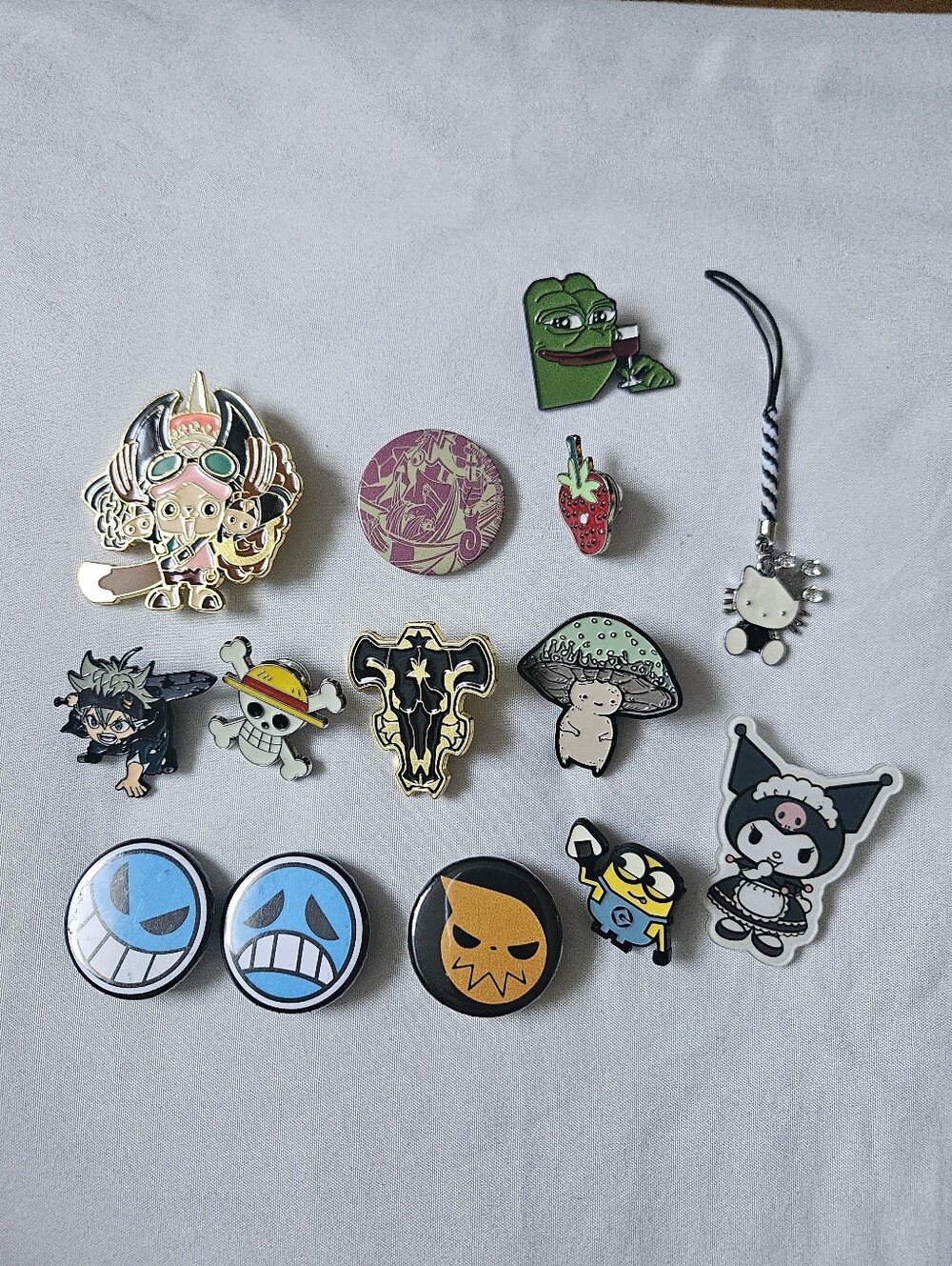 Anime/Cartoon Enamel Pins Lot